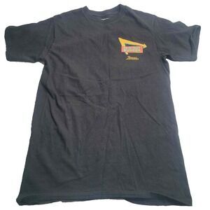 In and Out Burger Black Short Sleeve‎ T-Shirt Adult Small 100% Cotton
